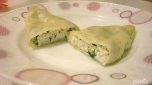 вареники с кинзой