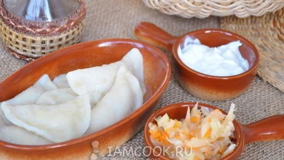 Рецепт Вареников с куриной грудкой и картофелем