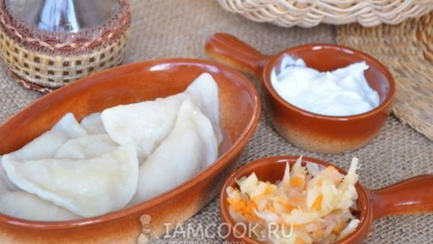 Рецепт вареников с куриной грудкой и картофелем