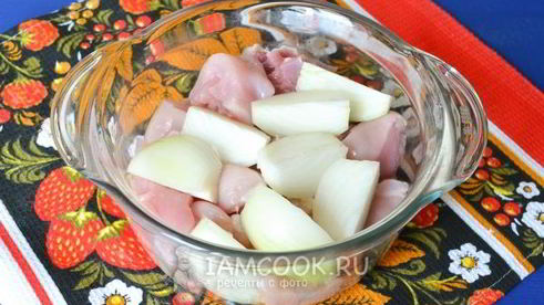 вареники с курицей