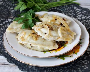 Вареники с мясом