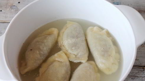 вареники с мясом