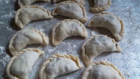 вареники с шампиньонами