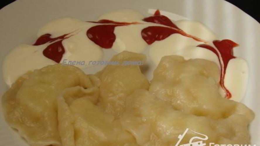 Рецепт вареников с сырым картофелем и сырно-картофельные