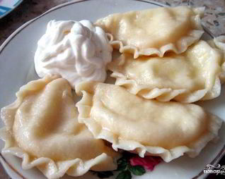 Вареники с творогом и картошкой