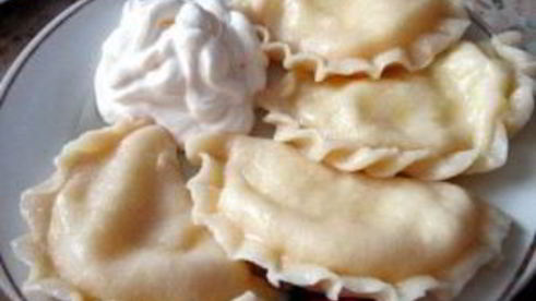 вареники с творогом и картошкой