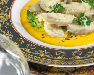 Вареники с тыквой и рикоттой