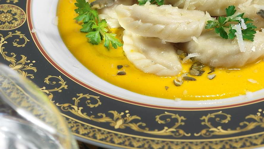 Рецепт вареников с тыквой и рикоттой