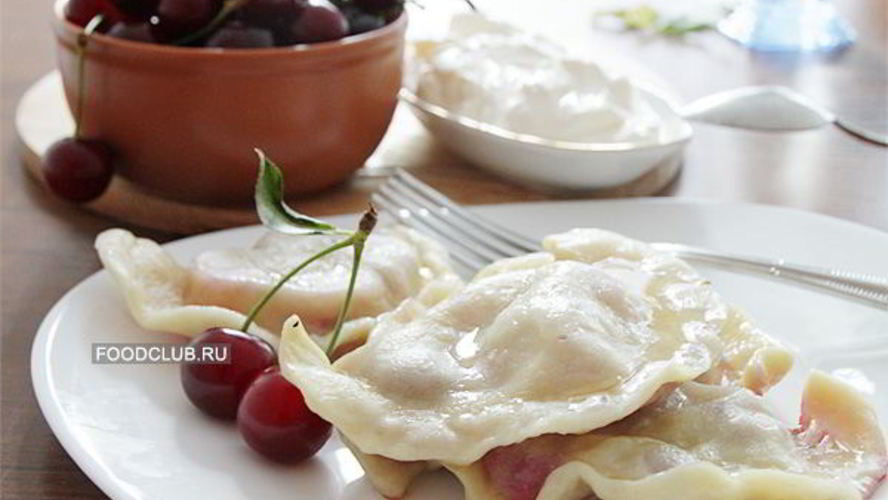 Рецепт вареников с вишней