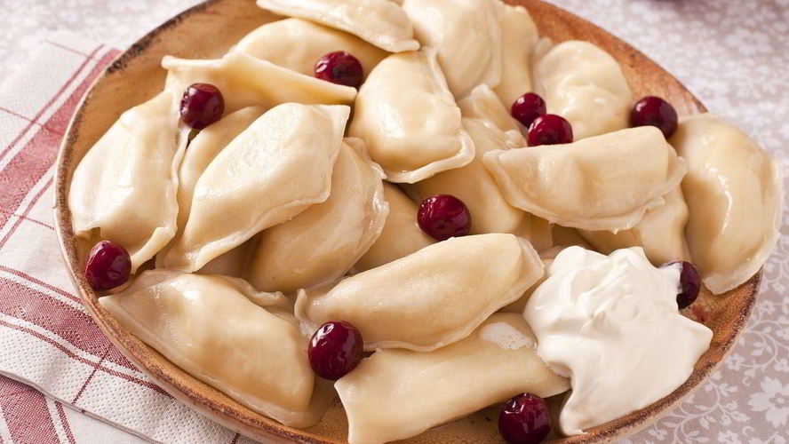 Рецепт вареников с замороженной вишней