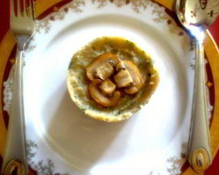 Зеленое картофельное пюре