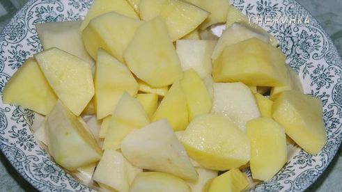 бланкет с куриными сердечками