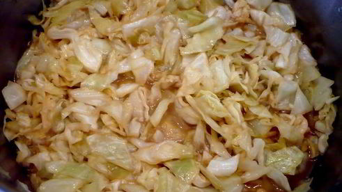 квашеное жаркое с клецками и глазированной капустой мясо моей мечты