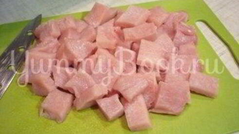 легкое жаркое с тыквой и индейкой