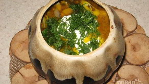 Рецепт Русского жаркого с мясом