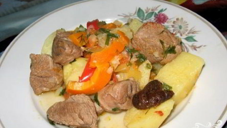 Рецепт жаркого из баранины с картошкой