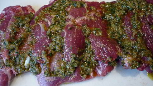 жаркое из барашка с грушами и петрушкой