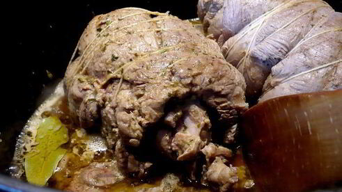 жаркое из барашка с грушами и петрушкой