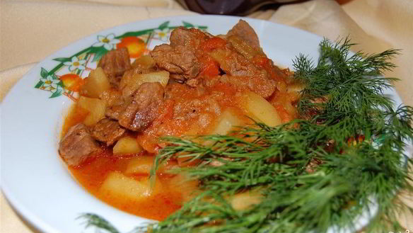 Рецепт Жаркого из говядины