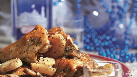 Рецепт Жаркого из индейки с картошкой в мультиварке