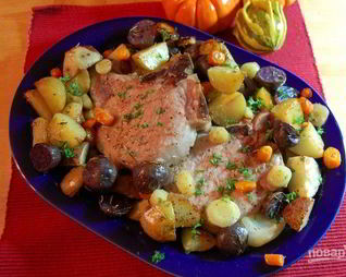 Жаркое из картофеля со свининой