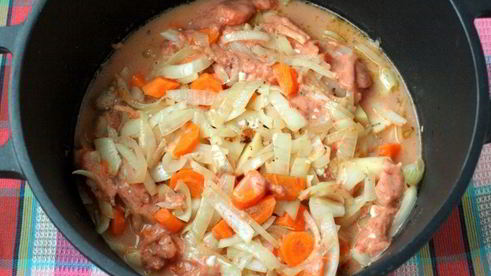 жаркое из кролика в казане