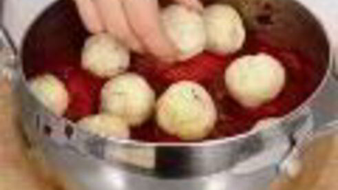 жаркое из курицы с булочками