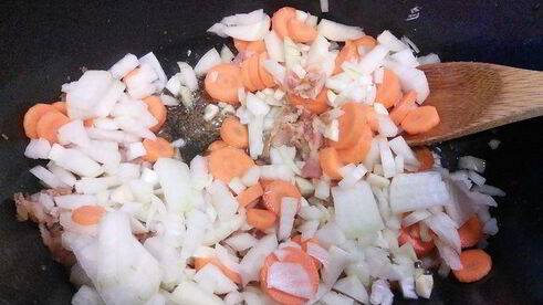 жаркое из курицы с фасолью