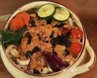 Жаркое из курицы с овощами