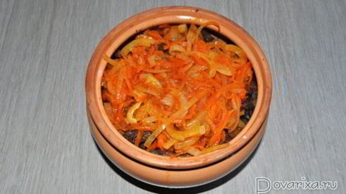 жаркое из печени в горшочках