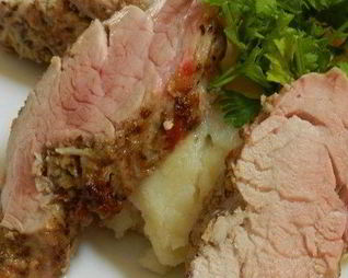 Жаркое из свинины в имбирном маринаде