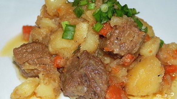 Рецепт Жаркого из свинины в мультиварке