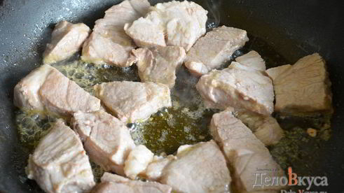 жаркое по-домашнему с мясом и грибами