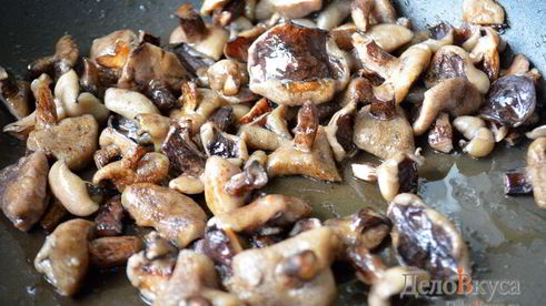 жаркое по-домашнему с мясом и грибами