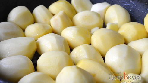 жаркое по-домашнему с мясом и грибами