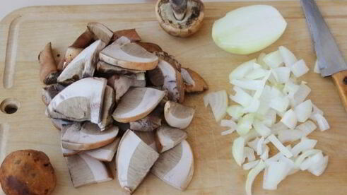 жаркое с грибами и картошкой