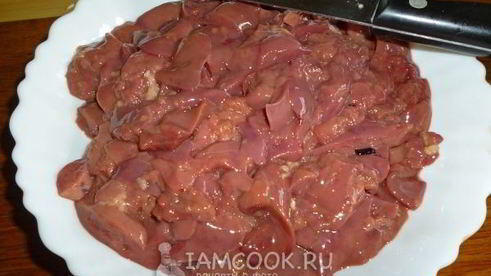 жаркое с грибами и печенью