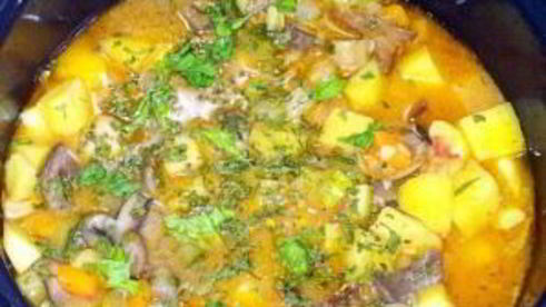 жаркое с грибами в мультиварке