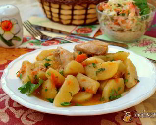 Жаркое с курицей