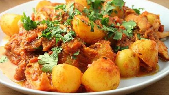 Рецепт Жаркого с овощами и курицей по-домашнему