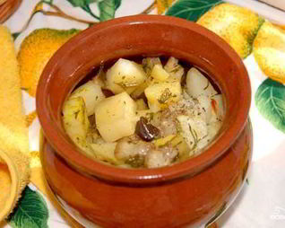 Жаркое в горшочках по-вегетариански