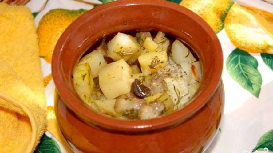 Рецепт жаркого в горшочках по-вегетариансков