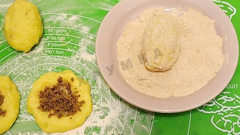 картофельные зразы с фаршем в духовке