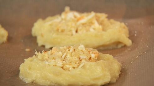 картофельные зразы с капустой и кабачковой икрой