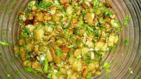 куриные зразы с баклажанами и сыром