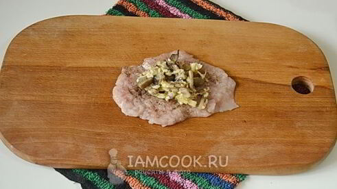 куриные зразы с грибами