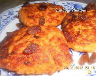 Морковные зразы с яблоками