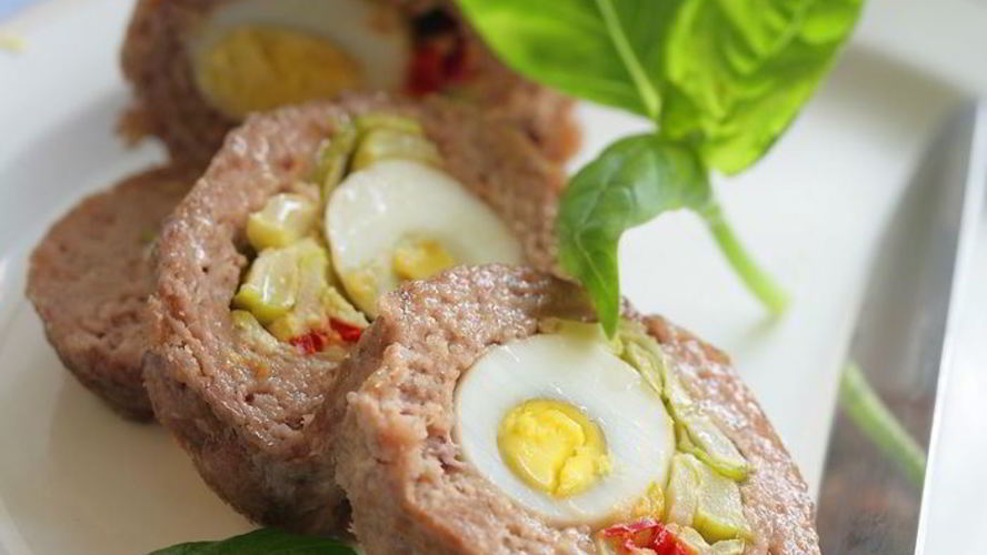 Рецепт мясных зраз с овощной начинкой