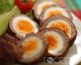 Мясные зразы с яйцом