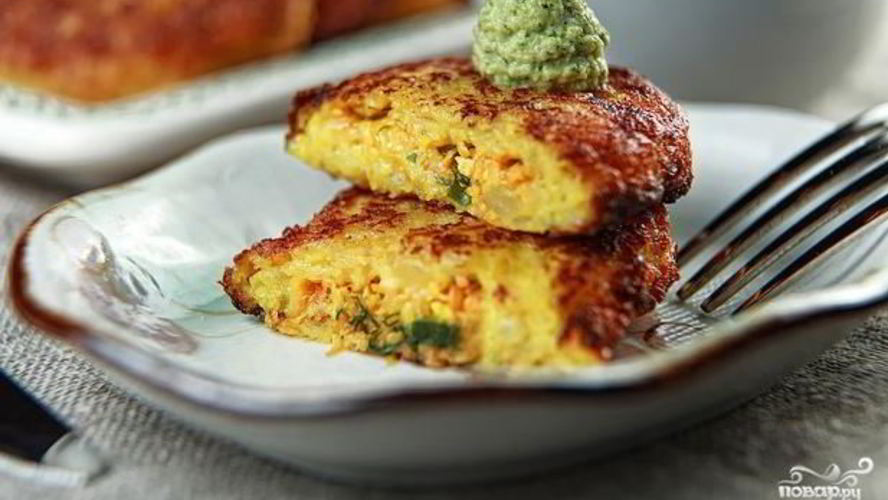 Рецепт вегетарианских зраз